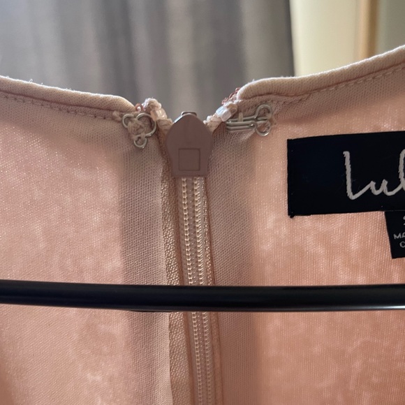 Lulu’s Rose Gold Mini Sequin Dress - Picture 6 of 11